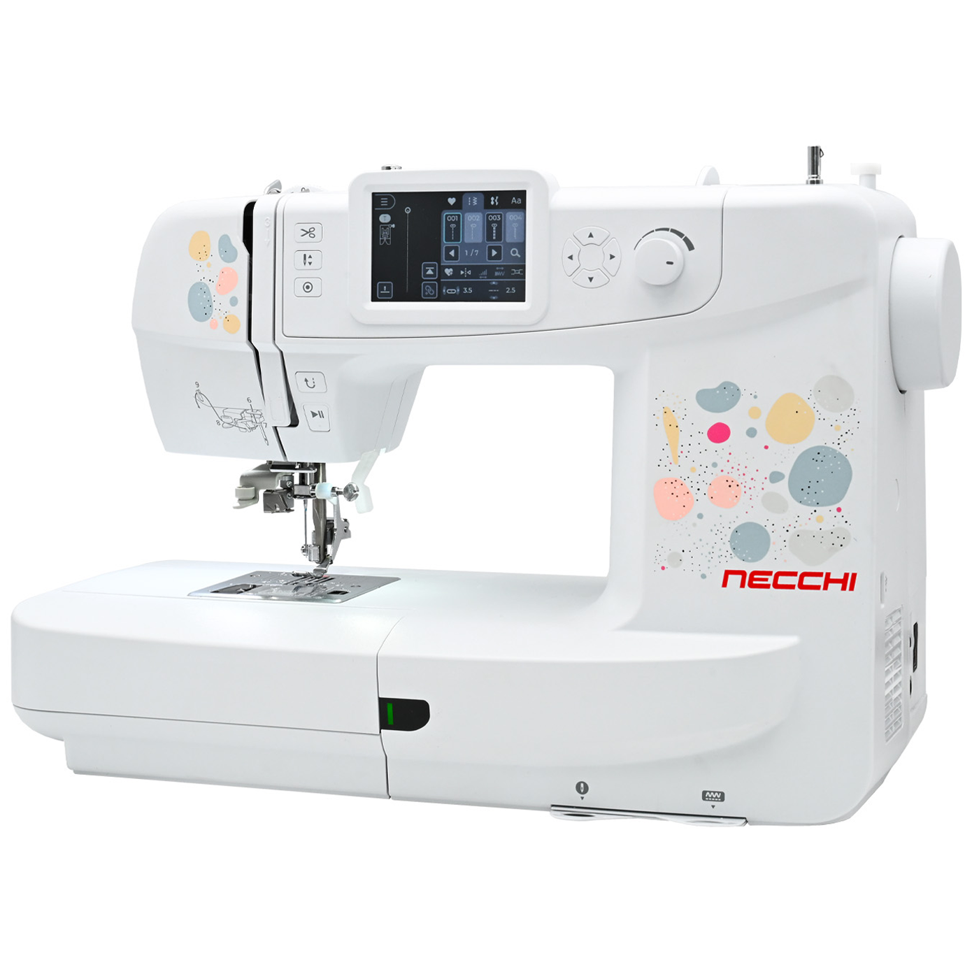 Macchina per cucire e ricamare Necchi NE210 nuova ricamatrice emporionecchi modalità cucito digitale