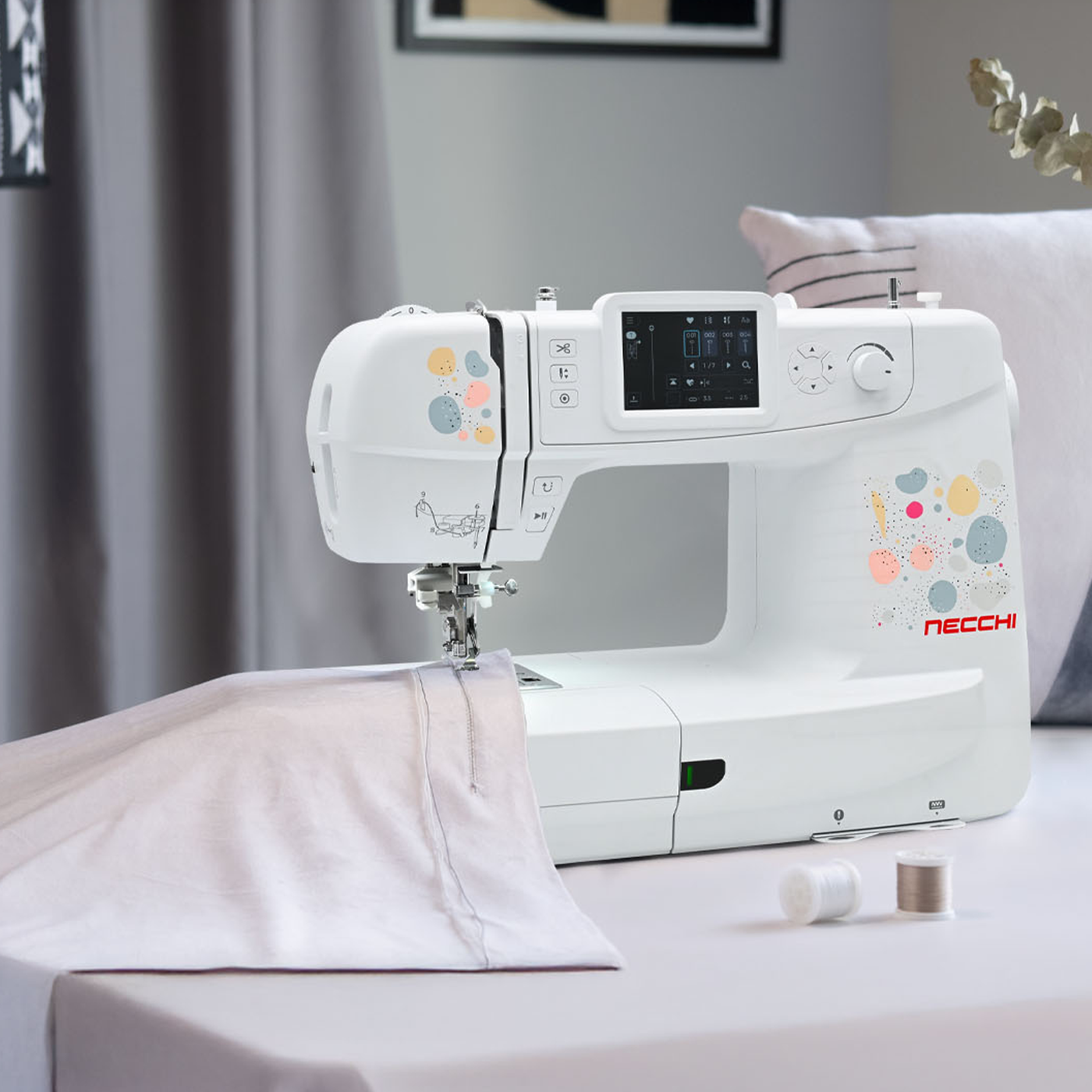 Macchina per cucire e ricamare Necchi NE210 nuova ricamatrice emporionecchi signature cucito creativo