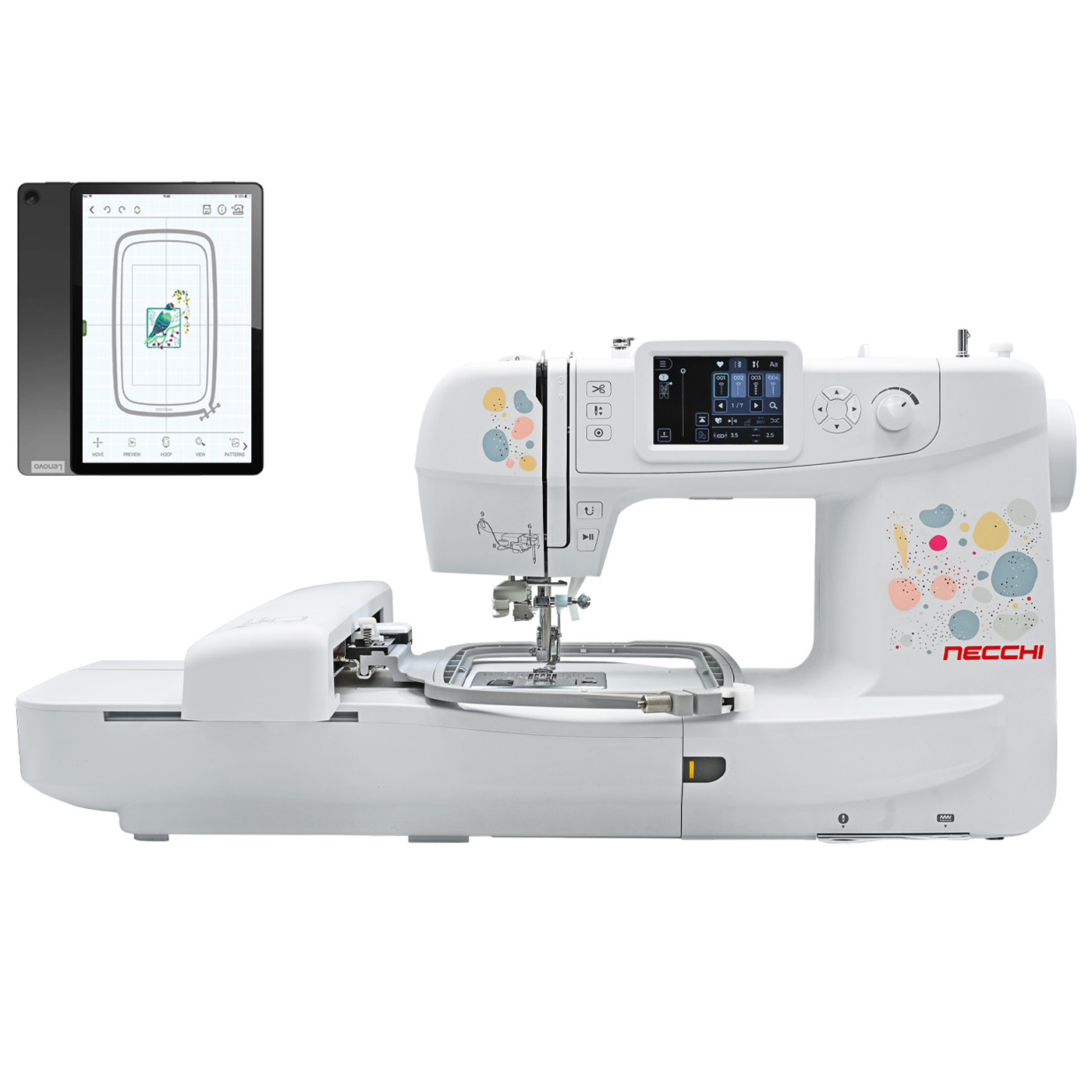 Macchina per cucire e ricamare Necchi NE210 nuova ricamatrice emporionecchi