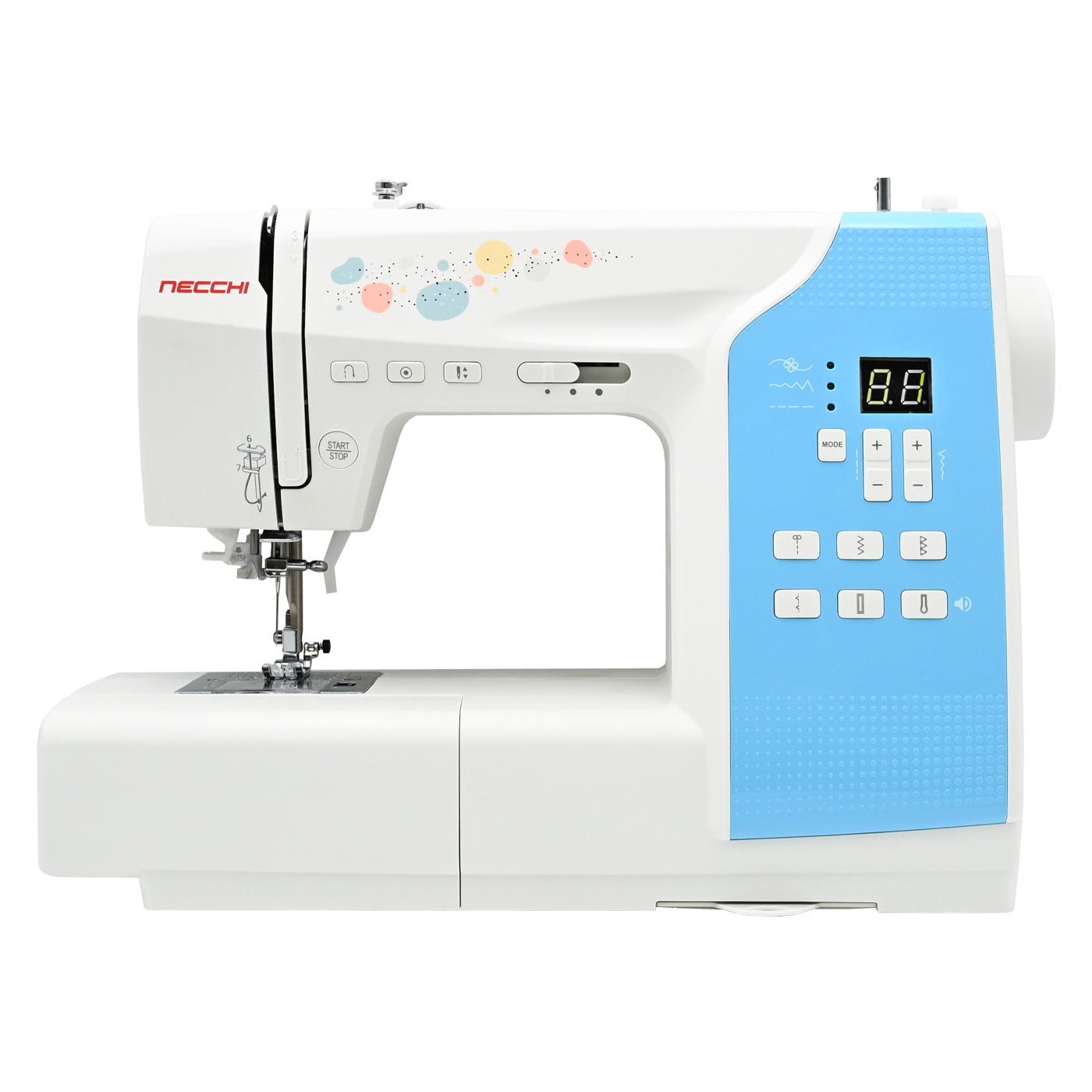 Macchina per cucire Necchi Sweet H10L Elettronica Rotativa nuovo modello facile per principianti uso casalingo emporionecchi