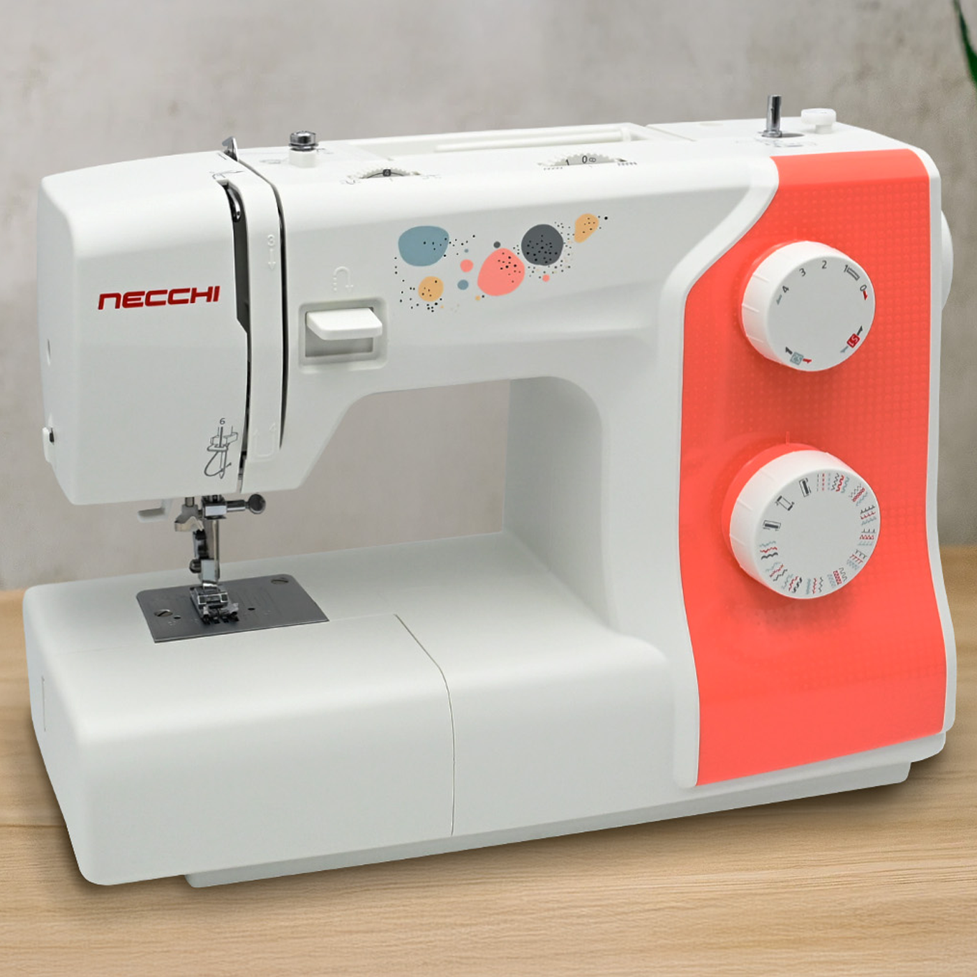 Macchina per cucire Necchi Sweet K75N meccanica oscillante motore DC base compatta uso famiglia emporionecchi
