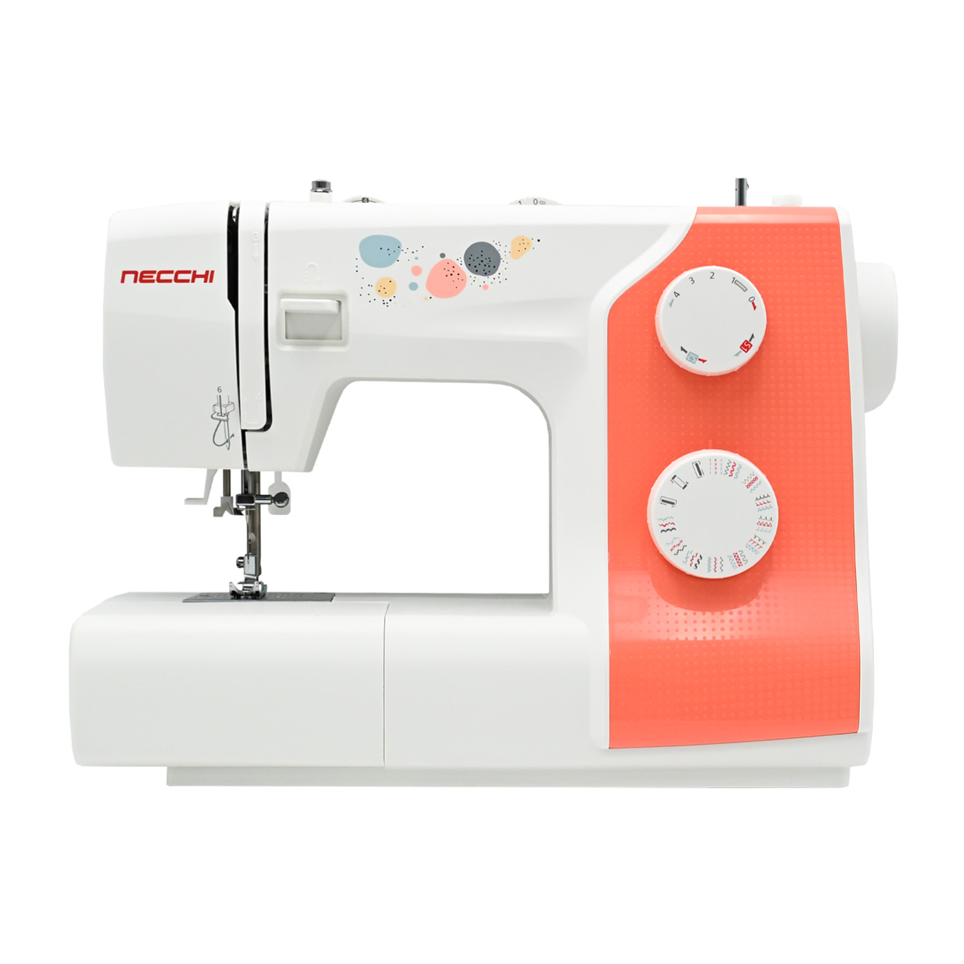 Macchina per cucire Necchi Sweet K75N meccanica oscillante motore DC consigliata per principianti infilatura automatica emporionecchi