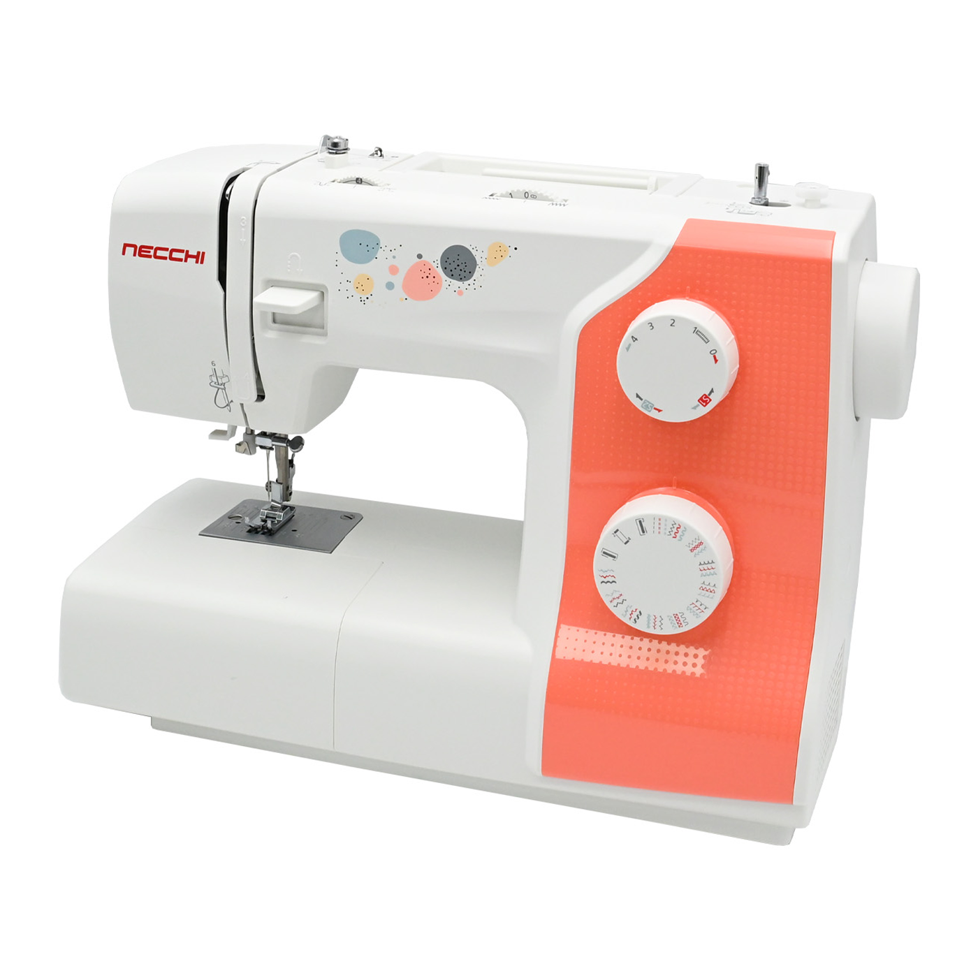 Macchina per cucire Necchi Sweet K75N meccanica oscillante motore DC regolazione completa di tutti i punti emporionecchi